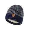 Gorro de Punto Transfronterizo Otoño e Invierno, Engrosado para Protección contra el Frío, Gorro de Moda para Exteriores para Jóvenes, Gorro de Ciclismo para Hombre, Gorro Cálido