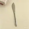 Talheres de Aço Inoxidável Estilo Ins Japonês Sori Yanagi, Colher de Café, Colher de Frutas Jateada, Colher de Sopa, Garfo de Jantar, Colher Fosca Fresca
