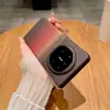 Adecuado para Huawei Matex6 Funda para Teléfono Móvil de Fibra de Carbono con Carga Magnética Integrada Matex5 Cubierta Protectora Plegable de Negocios con Sensación de Piel