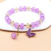 Pulseira Cristal Tide Design Sense Nicho Coringa Temperamento Pulseira Feminina Vermelha da Internet Pulseira Borboleta Atacado de Joias