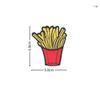 Parche Adhesivo Bordado a Máquina de Helado Hamburguesa Papas Fritas Ropa Pantalones Bolso Sombrero Decorativo Adhesivo de Tela Pegamento Trasero Planchado