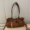 Bolso Tote de Gamuza de Gran Capacidad Casual Transfronterizo 2025 Coreano Súper Moderno para Viajar al Trabajo Bolso de Hombro