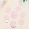 Imitação de vidro jade verde escuro luz verde segurança fivela pingente Branco Jade Huangyu Princesa fivela colar diy pulseira pingente acessórios