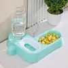 Fábrica de Origem Atacado Tigela para Gato em Formato de Coração Alimentador Automático Bebedouro Alimentação Integrada Tigela Dupla para Pet Tigela para Gato Antiderrapante