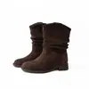 Botas vaqueras estilo occidental con alza interior, Botas Martin otoño/invierno 2025, Botas de montar estilo francés para mujer