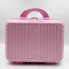 Estuche Cosmético Portátil de 14 pulgadas, Maleta Pequeña, Bolsa de Maquillaje de Almacenamiento, Estuche de Viaje, Maleta con Carrito de Ruedas Universales, Maleta de Cabina, Portátil