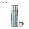 Taza térmica de titanio puro TAIC para mujeres y hombres, taza de agua portátil de titanio de doble capa, taza de té ultraligera de alta calidad, compra grupal con grabado