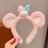 Diadema linda de Conejo Policía con Sombrero, Diadema de Orejas de Conejo, Pasador para el Cabello de Desempeño Infantil, Accesorio para el Cabello para Fotos en Parque de Atracciones