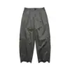 Beijie Roupa Masculina 2026 Primavera Novo Algodão Lavado Calça de Trabalho Masculina Marca Tendência Simples Solta Reta Casual