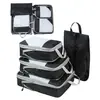 Juego de Seis Piezas de Bolsas de Almacenamiento de Gran Capacidad para el Hogar y el Dormitorio, Juego de Bolsas de Almacenamiento para Ropa, Bolsa de Viaje Portátil Multifuncional Transpirable