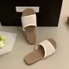 Sandalias tejidas huecas de estilo bohemio para mujer Verano 2025, Pantuflas planas de suela suave para vacaciones y uso en exteriores