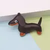 En Stock Llavero de Cuero de Mini Dachshund de Moda Colgante Pequeño para Coche Bebé Venta al por Mayor de Fábrica