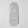 Calcetines de Algodón Puro para Mujer, Estilo Delgado de Verano, Antideslizantes, Invisibles, de Malla, Corte Bajo Invisible, Calcetines de Algodón para Mujer