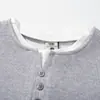 Camiseta de Manga Corta con Cuello Redondo y Media Botonadura, Bloques de Color, Falso Dos Piezas para Hombre, Verano, Holgada, Casual, Ins, Estilo Americano Moderno