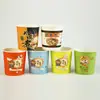Tazón de sopa de fideos instantáneos picantes para cocinar Kwantung desechable engrosado, taza tipo bola de hilo, taza de papel para llevar 100
