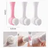 Cepillo Facial Limpiador de Doble Cara, Cepillo de Silicona con Cerdas Suaves, Cepillo Facial Limpiador Manual, Cepillo Facial Doble Cara para Maquillaje con Masaje