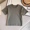 Pedido Japonés~Ropa Infantil 2024/Niños/Niñas Verano Camiseta de Cuello Redondo Cómoda Absorbente de Sudor Secado Rápido Manga Corta Top 465136