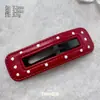 Pinza para el pelo de lunares de piel blanca y negra Estilo coreano Simple Versátil Pasador Pinza lateral Accesorio para el cabello