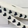 Fita colorida em formato de coração para embalagem de caixa de presente de bolo, fita para buquê, fita decorativa para bainhas de calça, roupas, cordões de chapéu, cadarços de sapato e acessórios