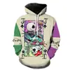 Sudadera con capucha 3D Serie Llorar Noche de Navidad Animación Transfronteriza cosplay Animación 3D Impresa Jersey Suéter de Hombre