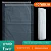 10 saco de plástico transparente de seda PE ziplock saco camisola casaco de armazenamento saco com zíper 40 * 60 calças de vestuário saco de embalagem