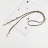 Bolso cruzado de un solo hombro versátil con cadena, bolso de moda para mujer, correa de cadena de cuero, correa de cordón para teléfono, correa de repuesto para bolso, accesorios de hardware