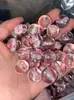Nuevas Cuentas Redondas de Dibujos Animados Anime con Agujeros Rectos para Cadena de Teléfono, Llavero, Cadena de Bolso, Accesorios para Llavero