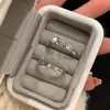 Anillo Minimalista Geométrico de Nudo de Bambú para Mujer, Moda Japonesa de Lujo Ligero, Joyería de Anillo Delgado con Circonita de Estilo Genial