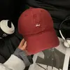 Gorra de Béisbol Bordada con Letras Inglesas Estilo Coreano para Mujer, Nueva Gorra con Visera para Primavera/Verano con Circunferencia de Cabeza Grande, Sombrero de Pico Adelgazante