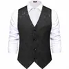 Chaleco de traje para hombre transfronterizo de Amazon, chaleco jacquard de un solo pecho con cuello en V, adecuado tanto para llevar solo como debajo de otra prenda, chaleco casual de trabajo