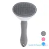 Pente para Animais de Estimação, Pressão com um Clique para Remover Pelos Soltos, Pente para Remoção de Pelos, Pente para Remoção de Pelos de Cães e Gatos, Pente Especial para Gatos, Suprimentos para Animais de Estimação