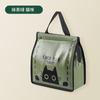 Bolsa de Cuero Linda Simple y de Alta Gama Bolsa para Lonchera de Gran Capacidad Bento Bolsa para Conservación del Calor Trabajador de Oficina Arroz con Arroz Bolso de Mano