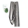 Pantalones de pijama de algodón y seda para mujer de verano, de pierna ancha, cintura alta, estilo fino, se pueden usar solos o al aire libre, pantalones para el hogar