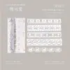 Papel Calado de Encaje, Diario de Viaje de Encaje, Planificador Versátil Vintage, Base para Decoración de Escena DIY