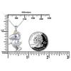 Joyería Elle Mosha Plata S925 Personalidad Lindo Colgante de Unicornio de Dibujos Animados para Mujer Suministro Transfronterizo de Amazon