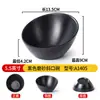 Vajilla de melamina estilo japonés restaurante de hot pot tazón de verduras verdes especial creativo plástico biselado cubo de verduras tazón de condimentos para buffet
