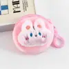 Nueva Billetera de Peluche de Conejo Animal Linda Suave Dibujos Animados Bolsa de Almacenamiento de Monedas Estudiante Portátil Bolsa para Auriculares