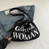 Bolso de Cubo Plegable Portátil de Moda Bolsa de Cordón para Mujer 2024 Nuevo Estilo Coreano Ligero Casual Bolso de Hombro Cruzado