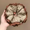 Diadema Floral Azul Marino Multicapa para Otoño e Invierno para Mujeres, de Gama Alta, Versátil, Cuerda para el Pelo Retro para Bolas, Accesorios para el Cabello