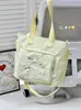 Bolsa de Estudo Macia e Fofa Estilo Menina Doce com Gato de Desenho Animado Bordado para Meninas e Estudantes, Bolsa Transversal para o Dia a Dia