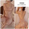 Pijamas Sexy para Mujer Puro Deseo Cuello Halter Pecho Pequeño Francés 2025 Nueva Fecha Bata de Noche de Alta Gama Tentación 332