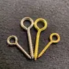 Accesorios para Maíz Wenwan Clavos de Cuerno de Oveja Extendidos Accesorios de Base de Flor de Maíz Wenwan Proceso de Galvanoplastia Retención de Color Clavos de Ojo de Oveja No