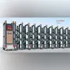 Fabricante Directo de Puertas Retráctiles Eléctricas de Aluminio Venta Directa Patio de Villa Fábrica Puerta Eléctrica Inteligente Sin Rieles Silenciosa Totalmente Automática