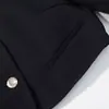 Moda de Primavera 2026 Transfronteriza AliExpress Blazer Corto de Moda Único con Botones Dorados 8372280