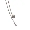 Collar con Colgante de Calabaza de Jade de Espuma de Agua Natural al por Mayor del Fabricante con Incrustaciones de Plata S925