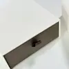 Caja de joyería estilo cajón de fábrica en stock, papel especial con estampado dorado, caja de regalo para empaque de joyería de aretes y collares de perlas