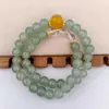 Pulsera de Múltiples Círculos de Cristal Anti-Caliente Jade Blanco Jade Aventurina Cristal Transparente Pulsera de Doble Círculo Popular Transmisión en Vivo Transfronteriza