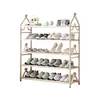 Zapatero para casa, pequeño, puerta estrecha, puerta de entrada, multicapa, bonito para interior, dormitorio, infantil, simple, zapatero pequeño de almacenamiento