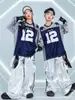 Ropa Hip-Hop para Niños Marca de Moda Danza Urbana Moda Infantil Sudadera Hiphop para Niños Conjunto de Pantalones Casuales Ropa de Presentación para Niñas Otoño