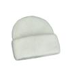 Gorro de Invierno Estilo Coreano Piel de Conejo Ala Ancha Gorro Pulóver para Mujer Lana de Angora Gorro Tejido Cálido Combinable